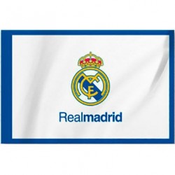 Bandera Real Madrid blanco...